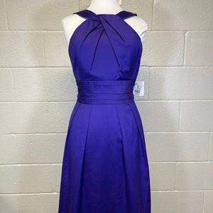 DAVID'S BRIDAL Purple Bridesmaid/MOTB/Formal/Prom Dress Size 10